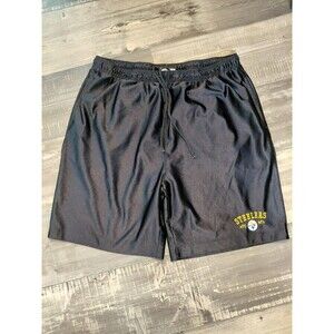 NFL Pittsburgh Steelers Shorts Mens Large Sewn Logo Vintage (Item #2018)